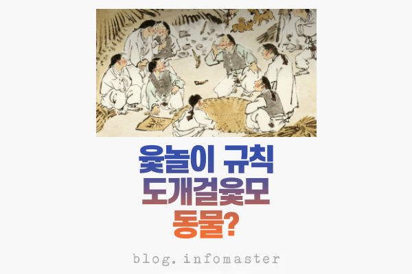 윷놀이 규칙 및 하는 방법 | 도개걸윷모 동물, 윷판 정리 - 정보마스터