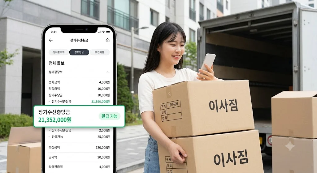 장기수선충당금-환급