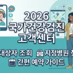 국가건강검진-고객센터-예약