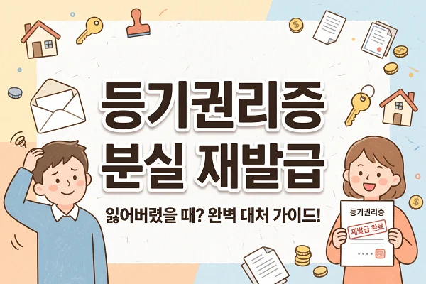 등기권리증 분실 재발급