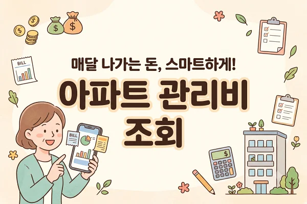 아파트 관리비 조회하는 방법